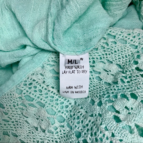 Jen’s Pirate Booty Petal Tunic Tank Mint M/L - Picture 7 of 8